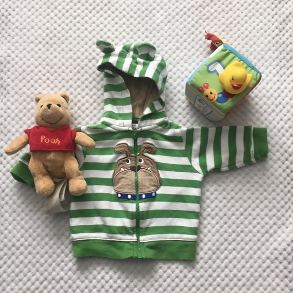 CARTER’S PUPPY JACKET 3/M W/EARS EUC - Picture 1 of 4